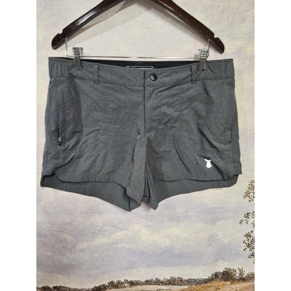 Tunaskin TSK  Women's Traveler Shorts Grey SZ Large Outdoors